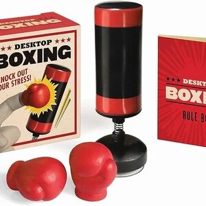 Desktop Boxing Set - Red and Black